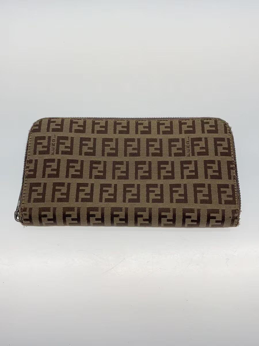Fendi Fendi Canvas Long Wallet Brown Size ONE SIZE - 1 Thumbnail