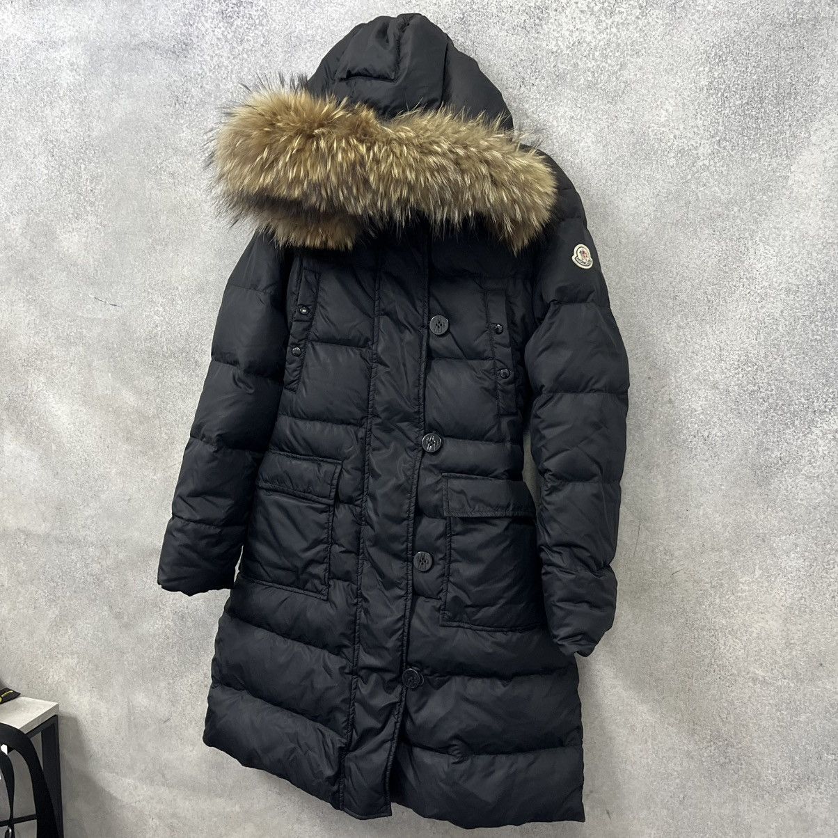 Moncler Moncler Parka Puffer Black fur Jacket Size M / US 6-8 / IT 42-44 - 10 Thumbnail