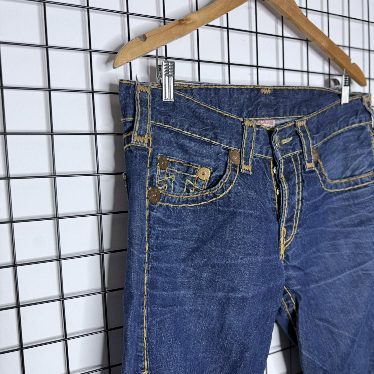 True Religion True Religion Fat Stitch Vintage 2000s Bottoms Size US 34 / EU 50 - 3 Thumbnail