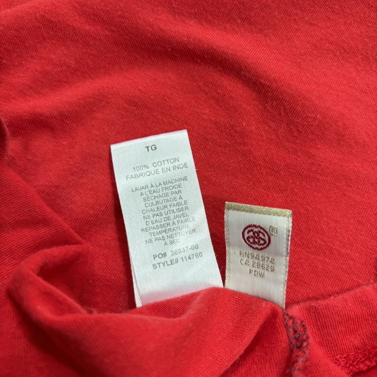 Stussy × Vintage Rare Stussy t shirt big logo half sleeve Vintage Y2K Skate Size US XL / EU 56 / 4 - 6 Thumbnail
