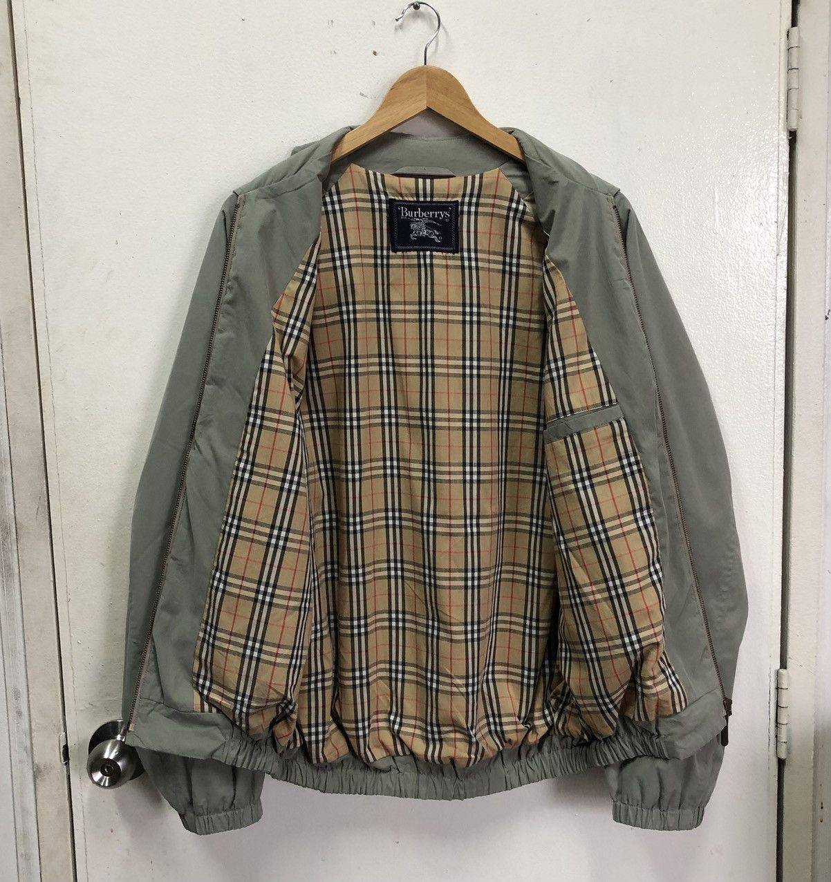 Burberry Vintage Burberrys Prorsum Lined Novacheck Bomber Jacket Size US M / EU 48-50 / 2 - 7 Thumbnail