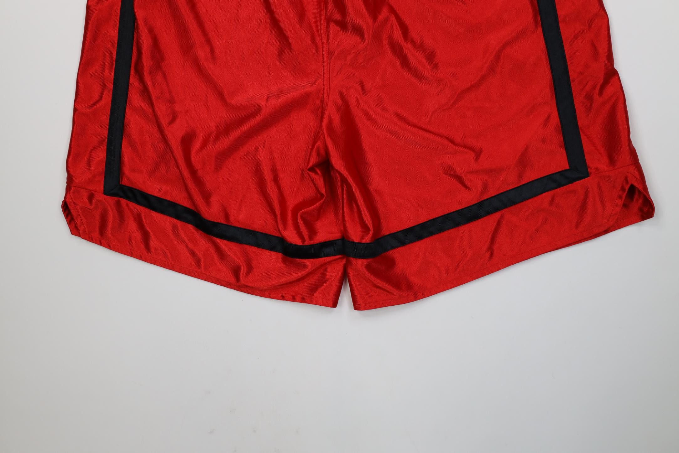 Vintage Vintage 90s Polyester Dazzle Detroit Red Wings Hockey Shorts Size US 36 / EU 52 - 10 Thumbnail