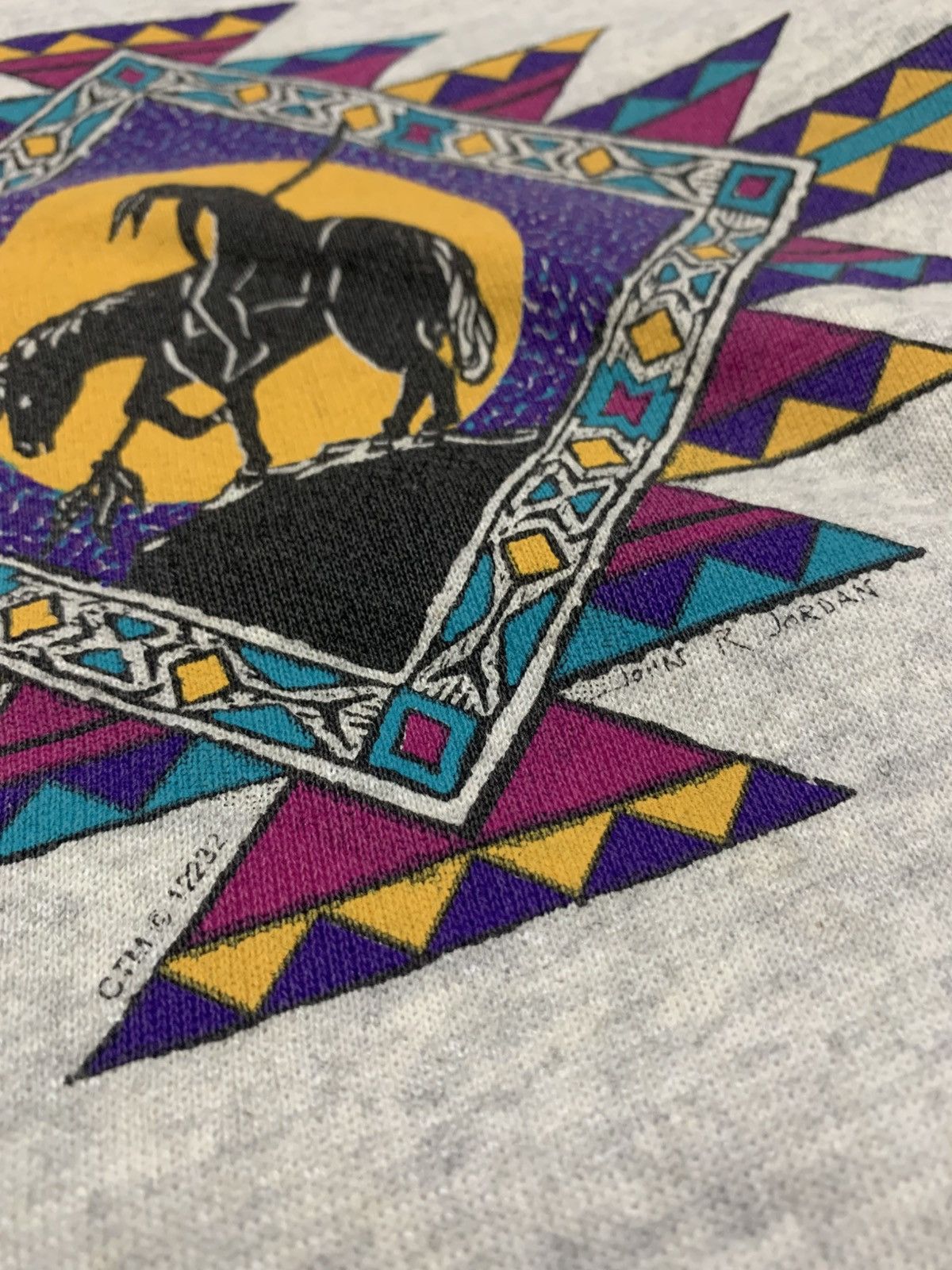 Pendleton × Vintage Vintage Navajo Horseman Motif Sweatshirt Size US M / EU 48-50 / 2 - 3 Thumbnail