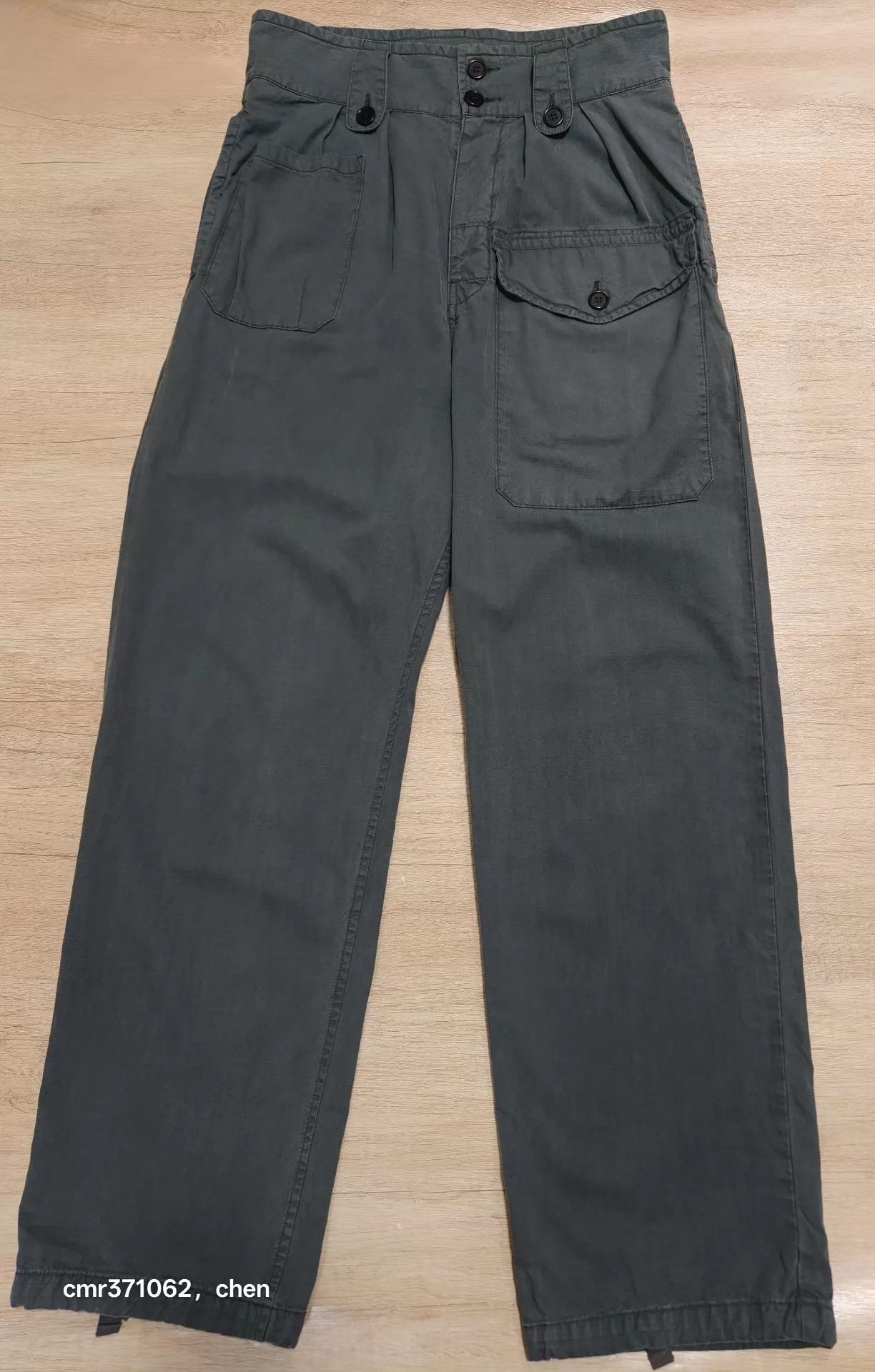 Visvim VISVIM 21SS CORONEL PANTS olive2 2 military cuffed Size US 32 / EU 48 - 1 Thumbnail