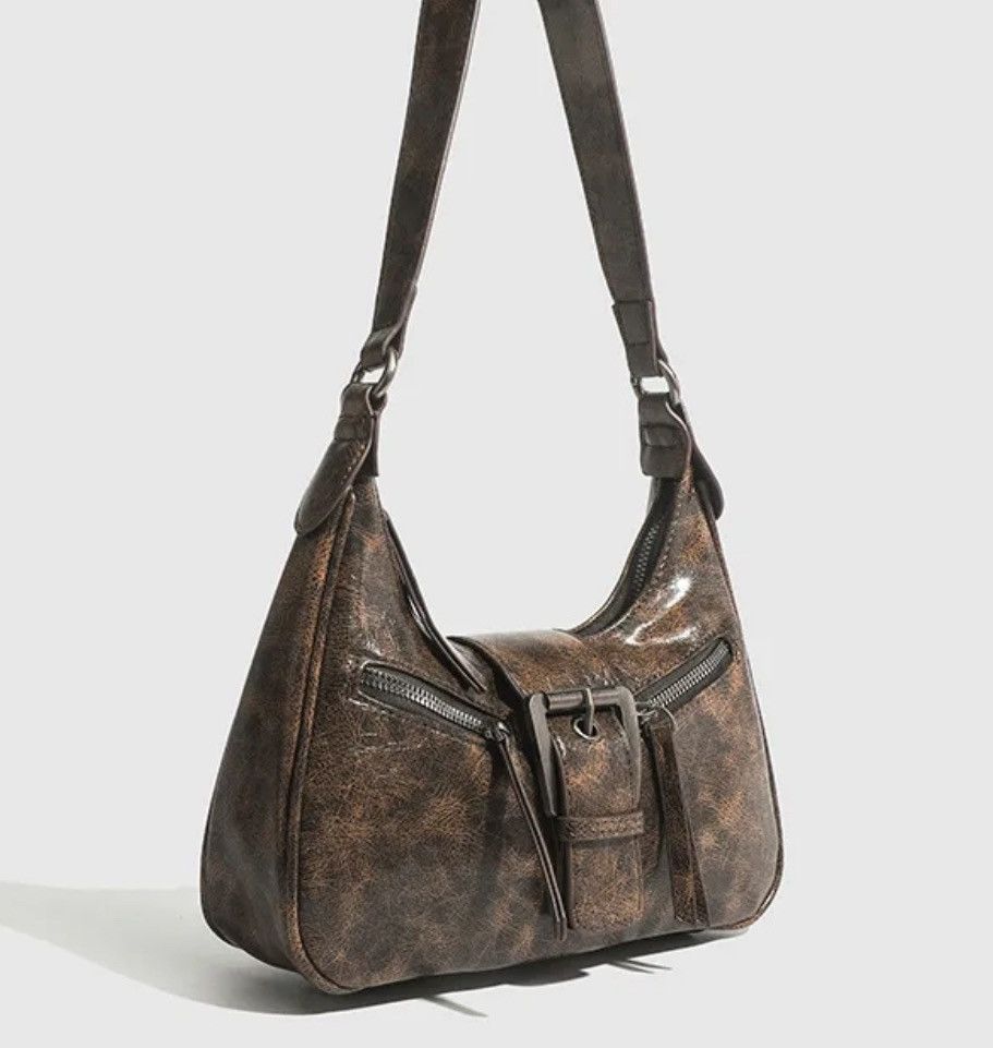 Leather PU Leather Shoulder Bag Size ONE SIZE - 1 Thumbnail
