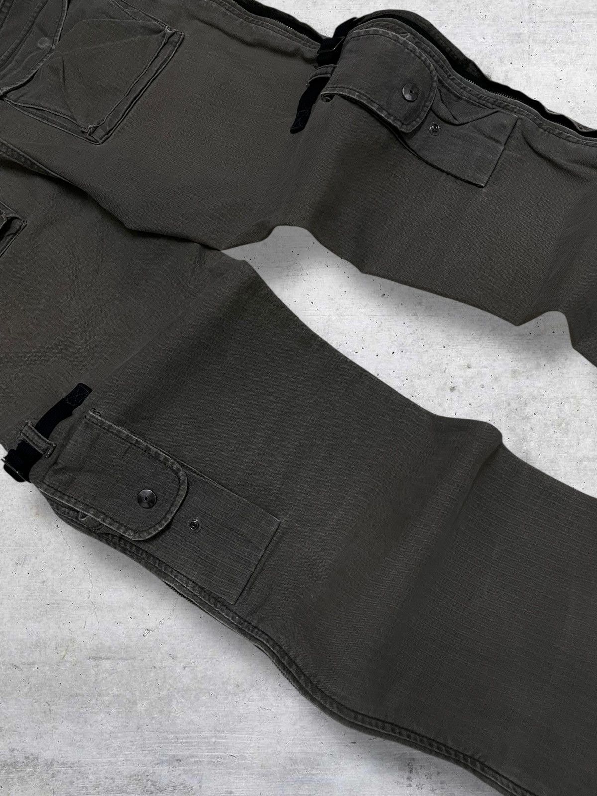 PPFM VINTAGE PPFM JAPAN DESIGNER 90S RARE UTILITY CARGO PANT Size US 30 / EU 46 - 15 Thumbnail