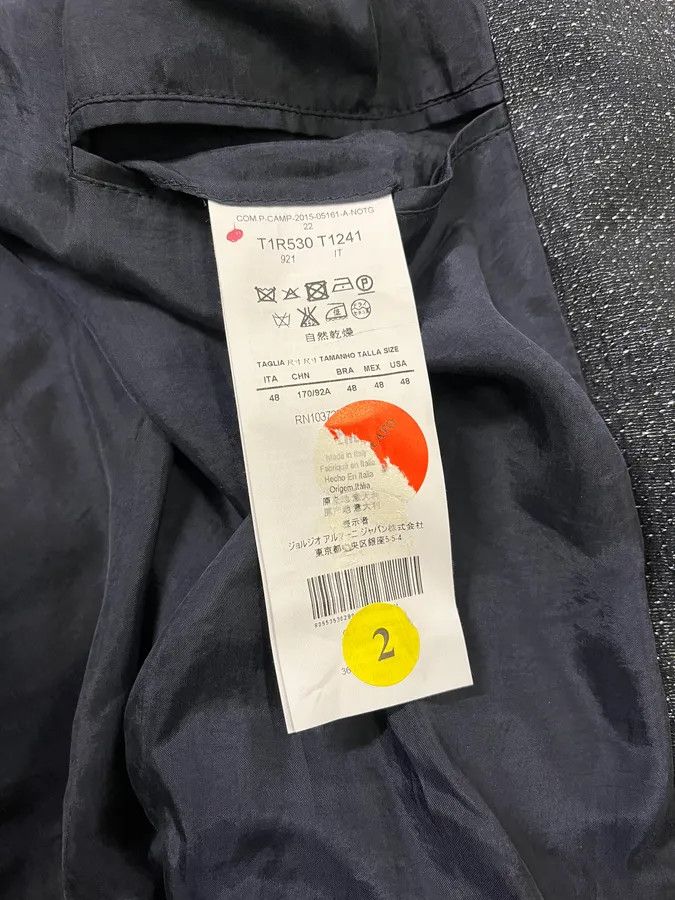 Emporio Armani AW2015 Emporio Armani Wool Navy Jacket Size US M / EU 48-50 / 2 - 10 Thumbnail