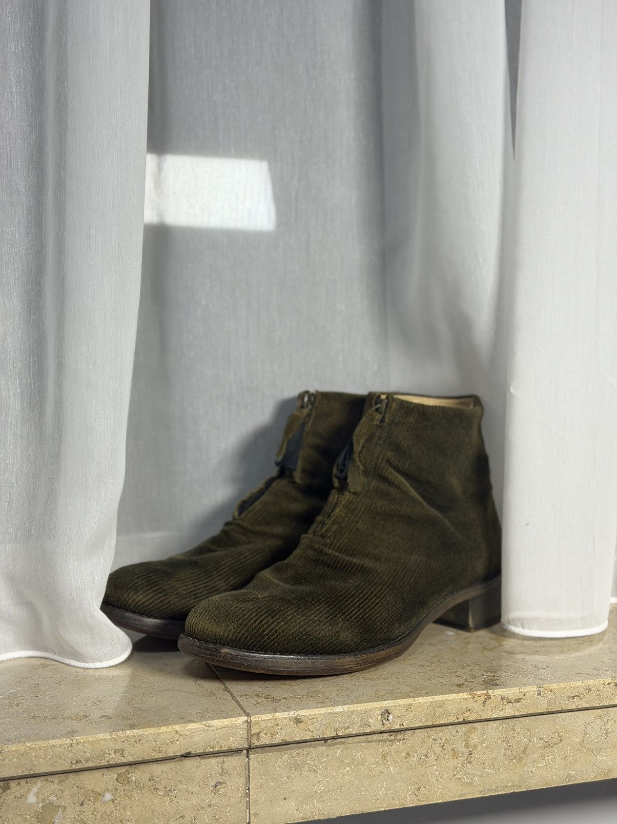 Cherevichkiotvichki Cherevichkiotvichki Corduroy Ankle Boots Size US 9 / EU 42 - 5 Thumbnail