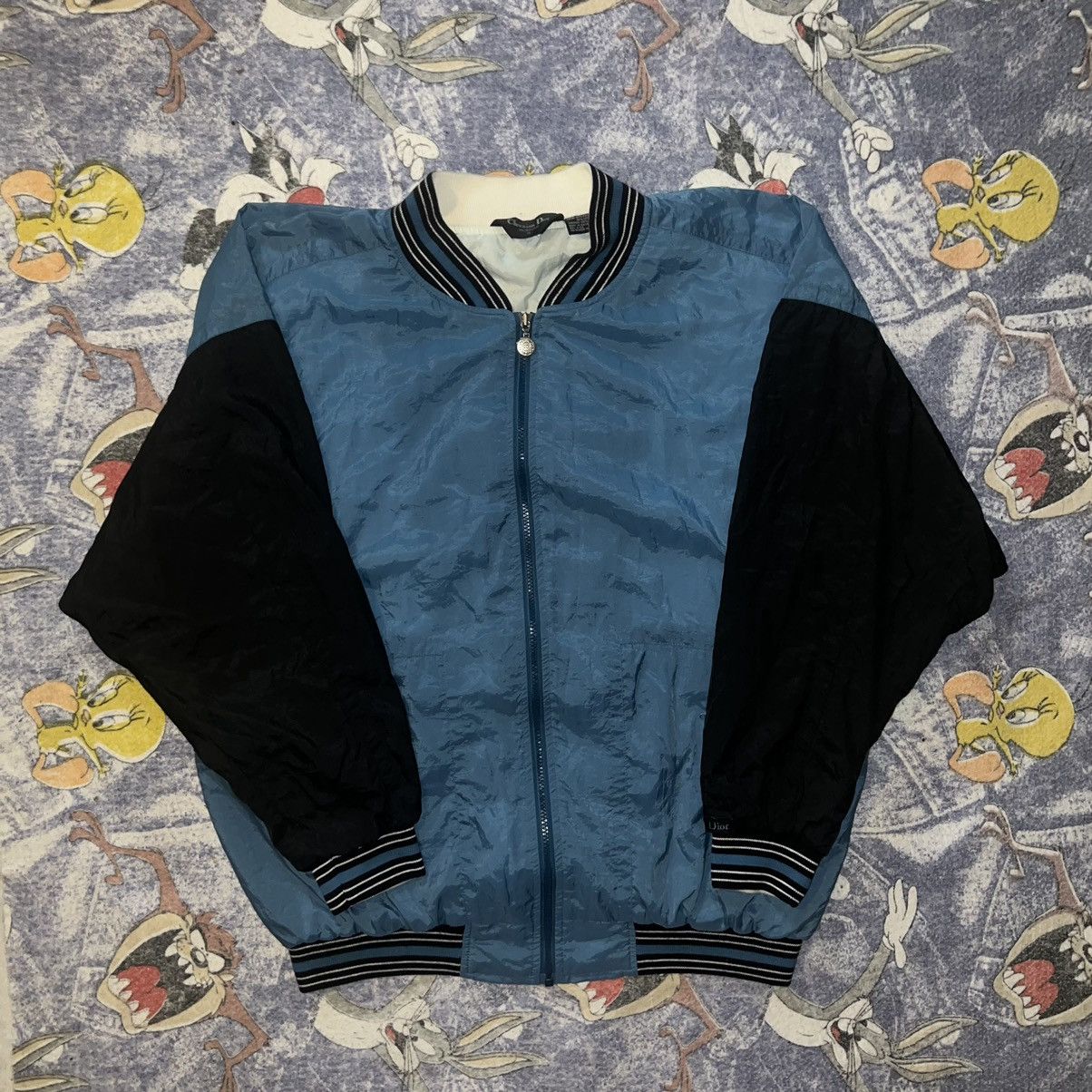 Mens Vintage Christian Dior 90s Track outlets Varsity Jacket