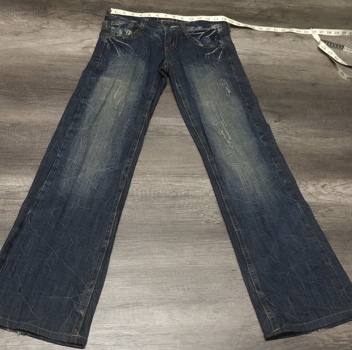 Japanese Brand VINTAGE AFRICA TARO FLARED JEANS (Unisex) Size 28" / US 6 / IT 42 - 21 Thumbnail