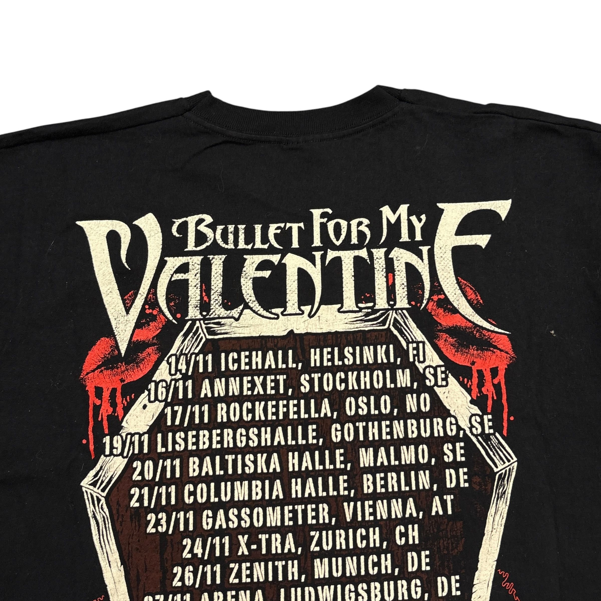 Band Tees Vintage Bullet For My Valentine Shirt Y2K Metalcore Band Tee Size US L / EU 52-54 / 3 - 13 Thumbnail
