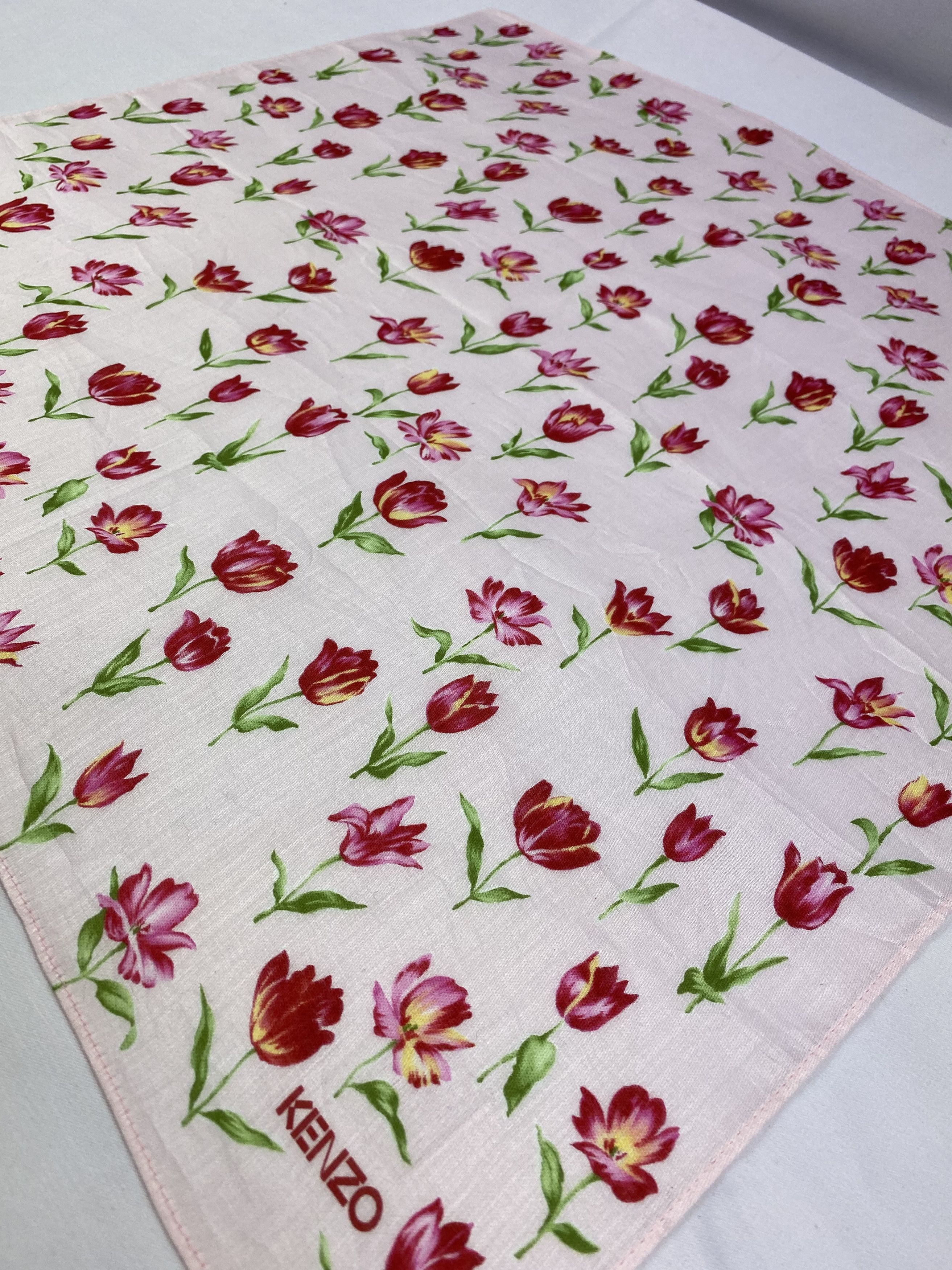 Kenzo × Vintage Kenzo Handkerchief / Bandana / Neckerchief Size ONE SIZE - 4 Thumbnail