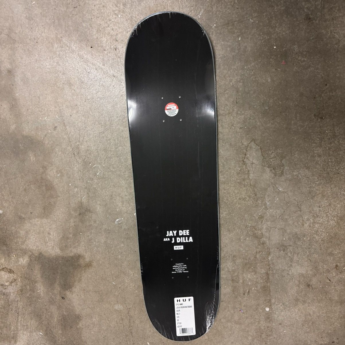 Huf Huf x J Dilla Diggin Skateboard Deck (2024) | Grailed