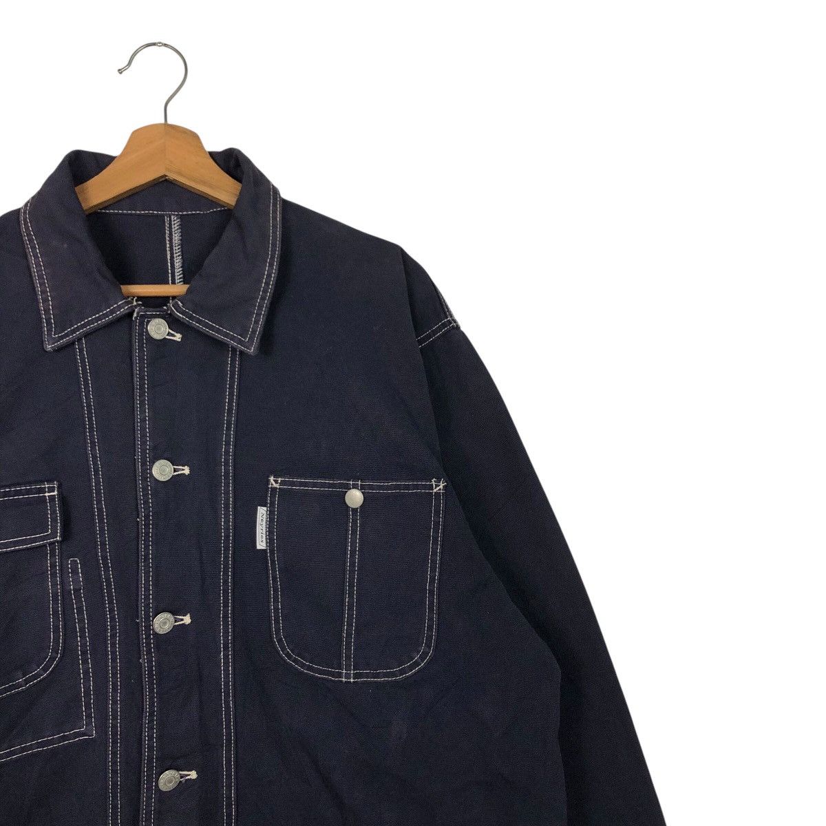 Japanese Brand 📌Vintage Chore Work Jacket Detroit Neyries Issey Miyake Size US M / EU 48-50 / 2 - 7 Thumbnail