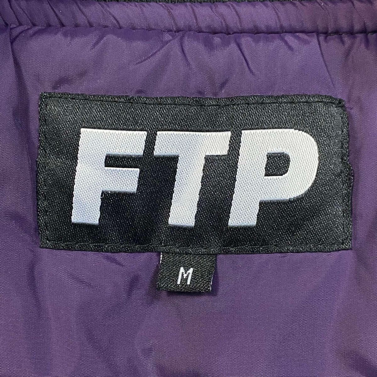 Fuck The Population FTP (Fuck the population) Quilted Satin Bomber Jacket Black Size US M / EU 48-50 / 2 - 8 Thumbnail