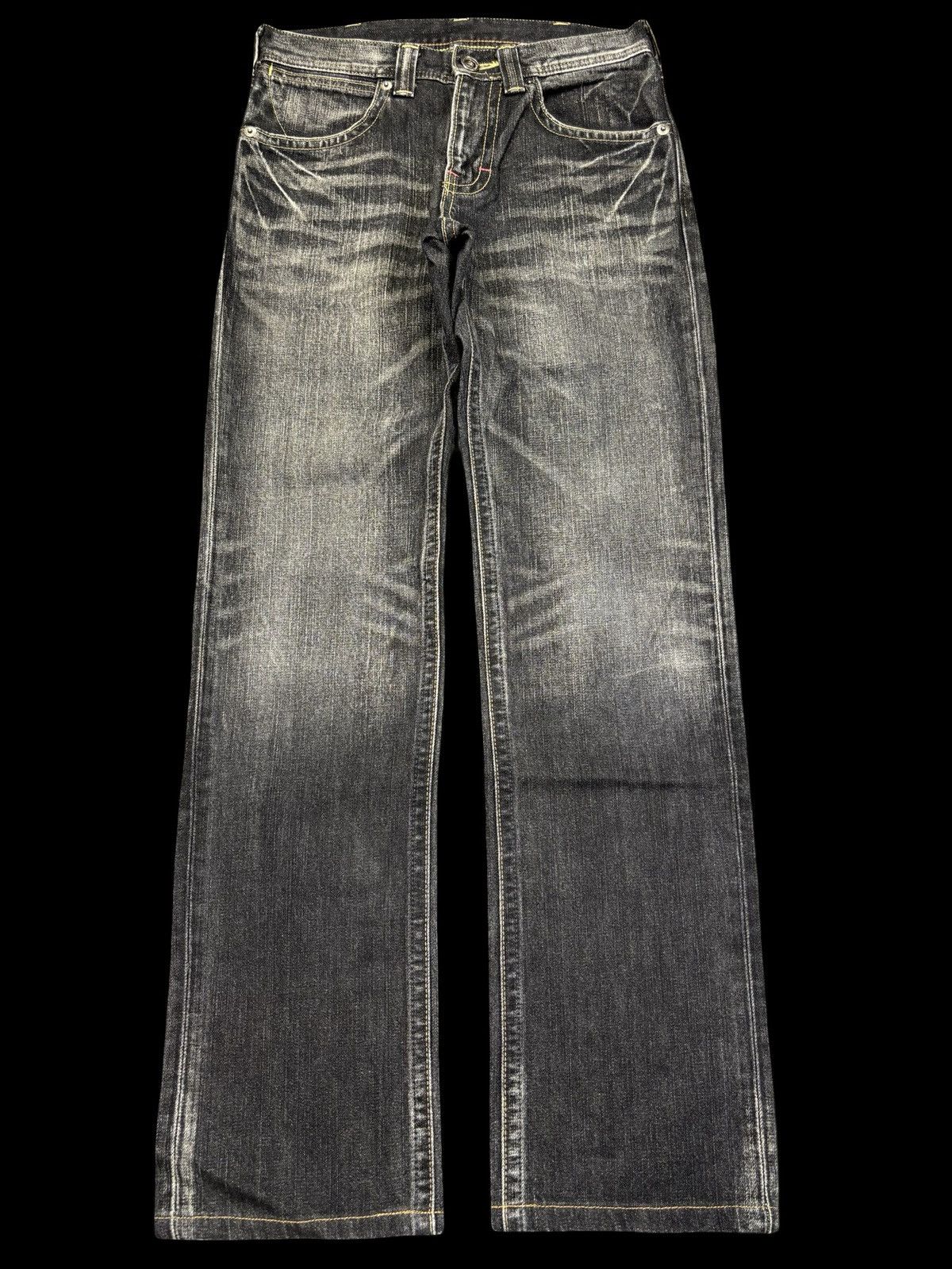 Wrangler 💥Insane 90s Style Wrangler Crazy Fades Style Denim F863 Size US 29 - 1 Thumbnail