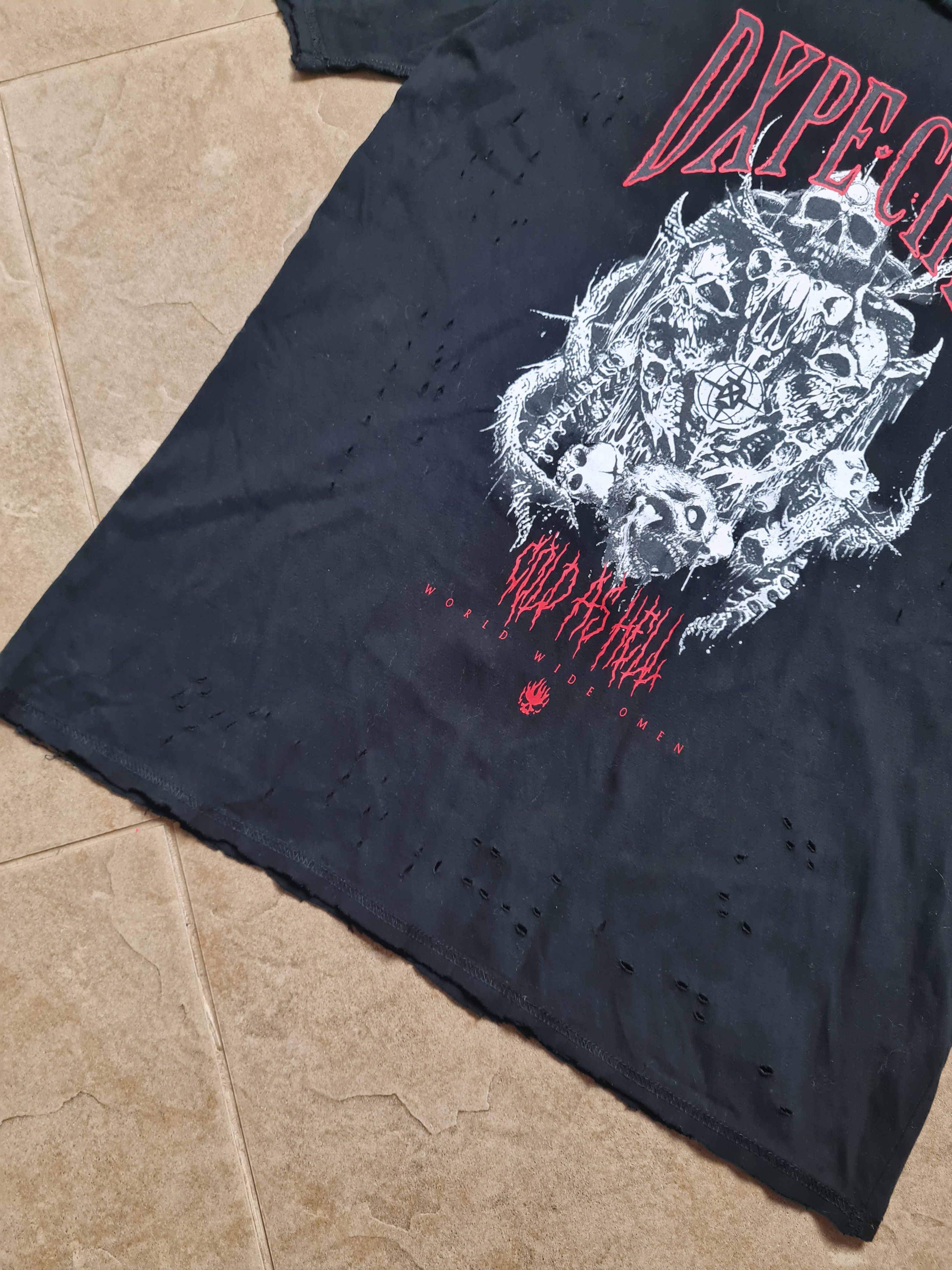 Dxpe Chef Dxpe Chef Distressed Tee Heavy Metal Skull Grunge Punk Goth Size US M / EU 48-50 / 2 - 6 Thumbnail