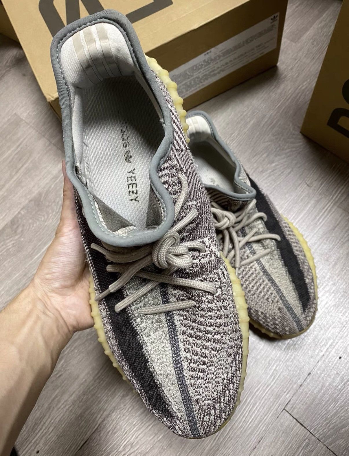 Adidas Adidas Yeezy 350 Zyon K37 Size US 9.5 / EU 42-43 - 1 Thumbnail