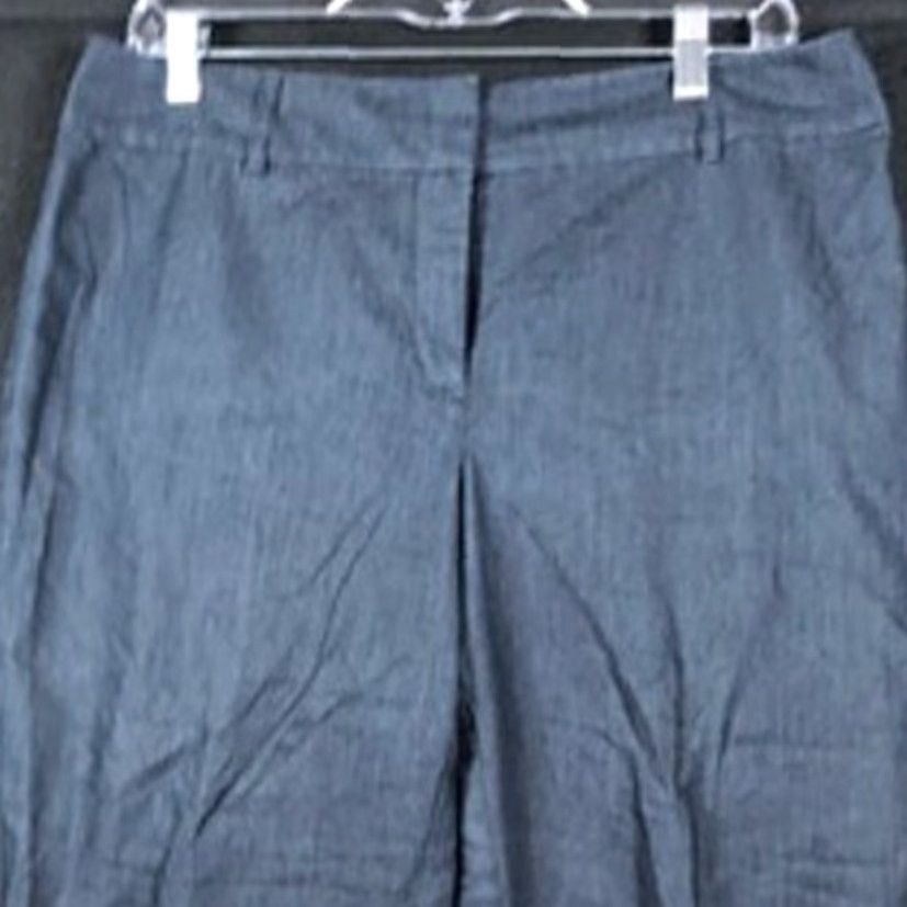 Ann Taylor Ann Taylor Factory Womens Pants Blue High Rise Curvy Straight Stretch 8 Pants Womens Blue High Rise Straight Stretch 8 Size 24" / US 00 / IT 34 - 2 Thumbnail