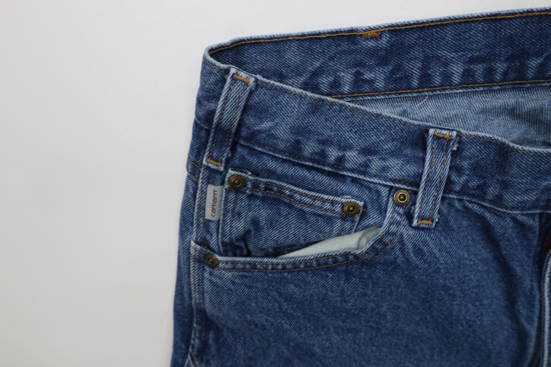 Carhartt Vintage 90s Carhartt Dungaree Denim Jeans Blue Cotton Size US 34 / EU 50 - 8 Thumbnail