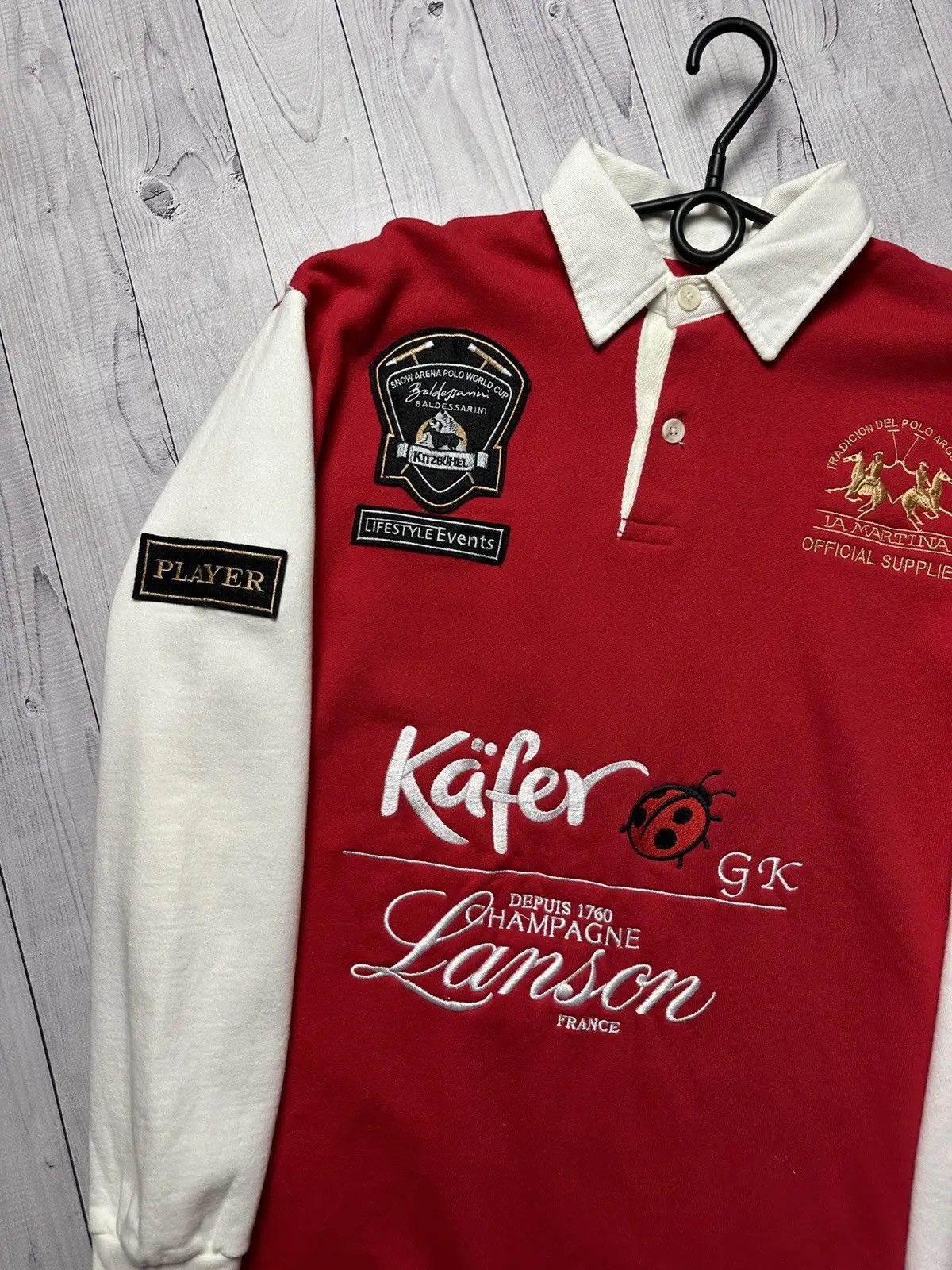 La Martina Vintage La Martina × Baldessarini rugby jersey size M Size US M / EU 48-50 / 2 - 3 Thumbnail