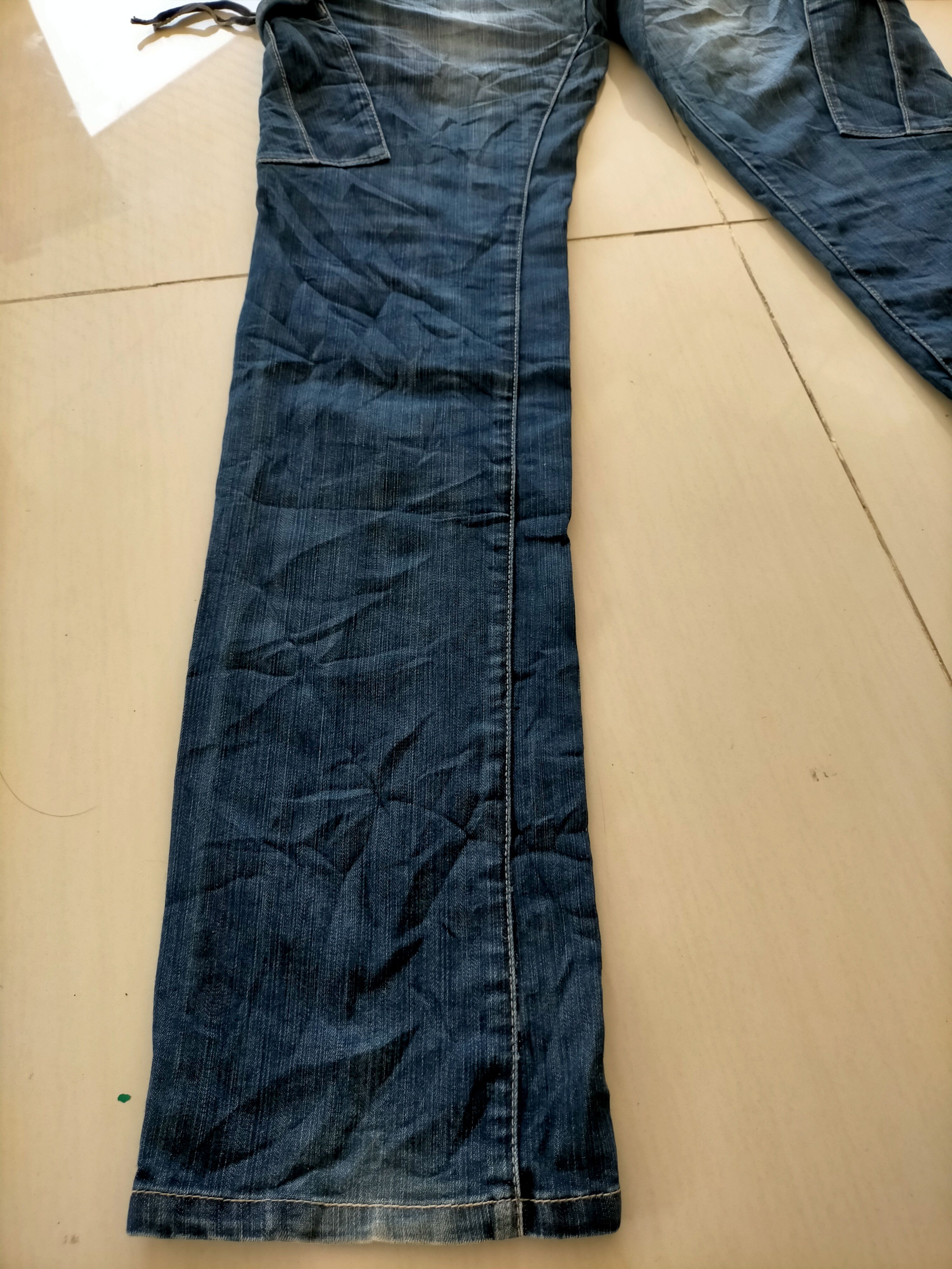 PPFM PPFM Japan Cargo Punk Style Denim Jeans Size US 32 / EU 48 - 14 Thumbnail