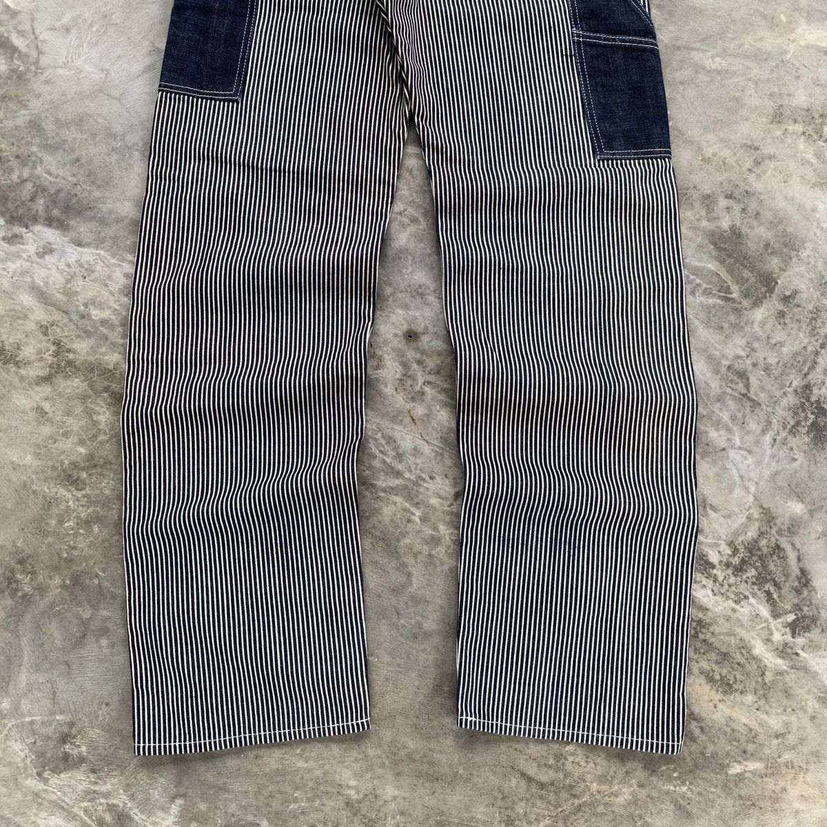 EIGHT-G Vintage Eight-G Hickory Carpenter Double Knee Pants Size US 31 - 13 Thumbnail