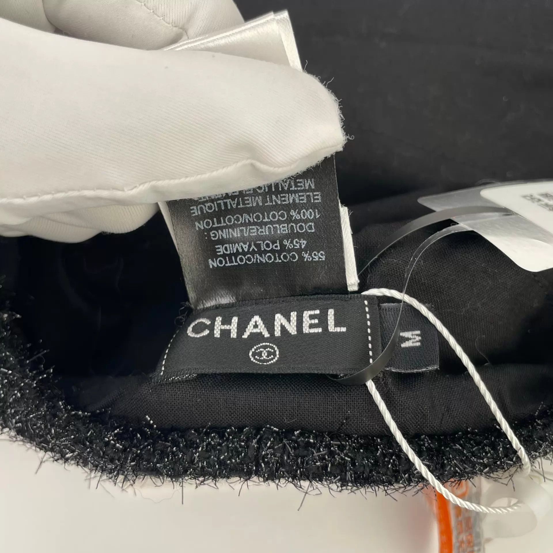 Chanel Chanel Knit Beret Black Size 58 Size ONE SIZE - 4 Thumbnail