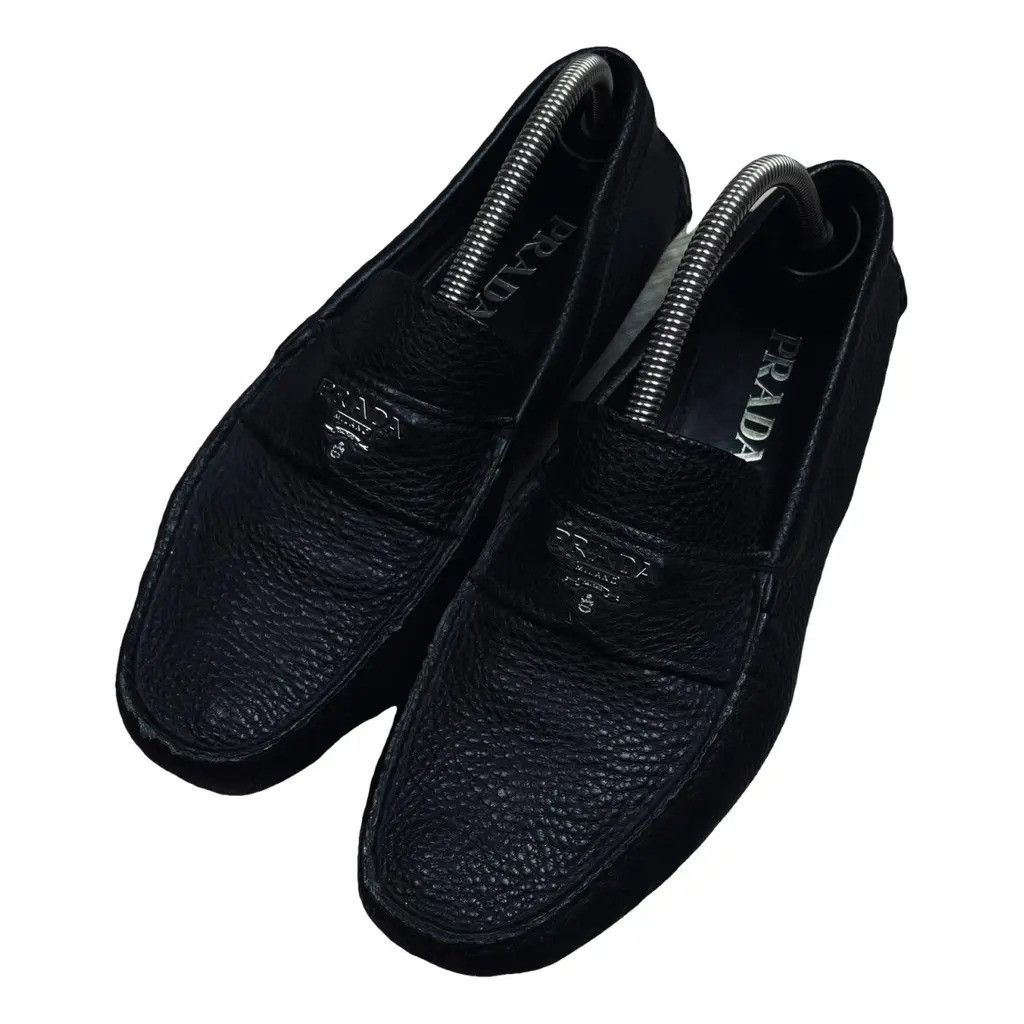 Prada Prada Slip On shoes with logo Size: 6 Size US 6 / EU 39 - 1 Thumbnail
