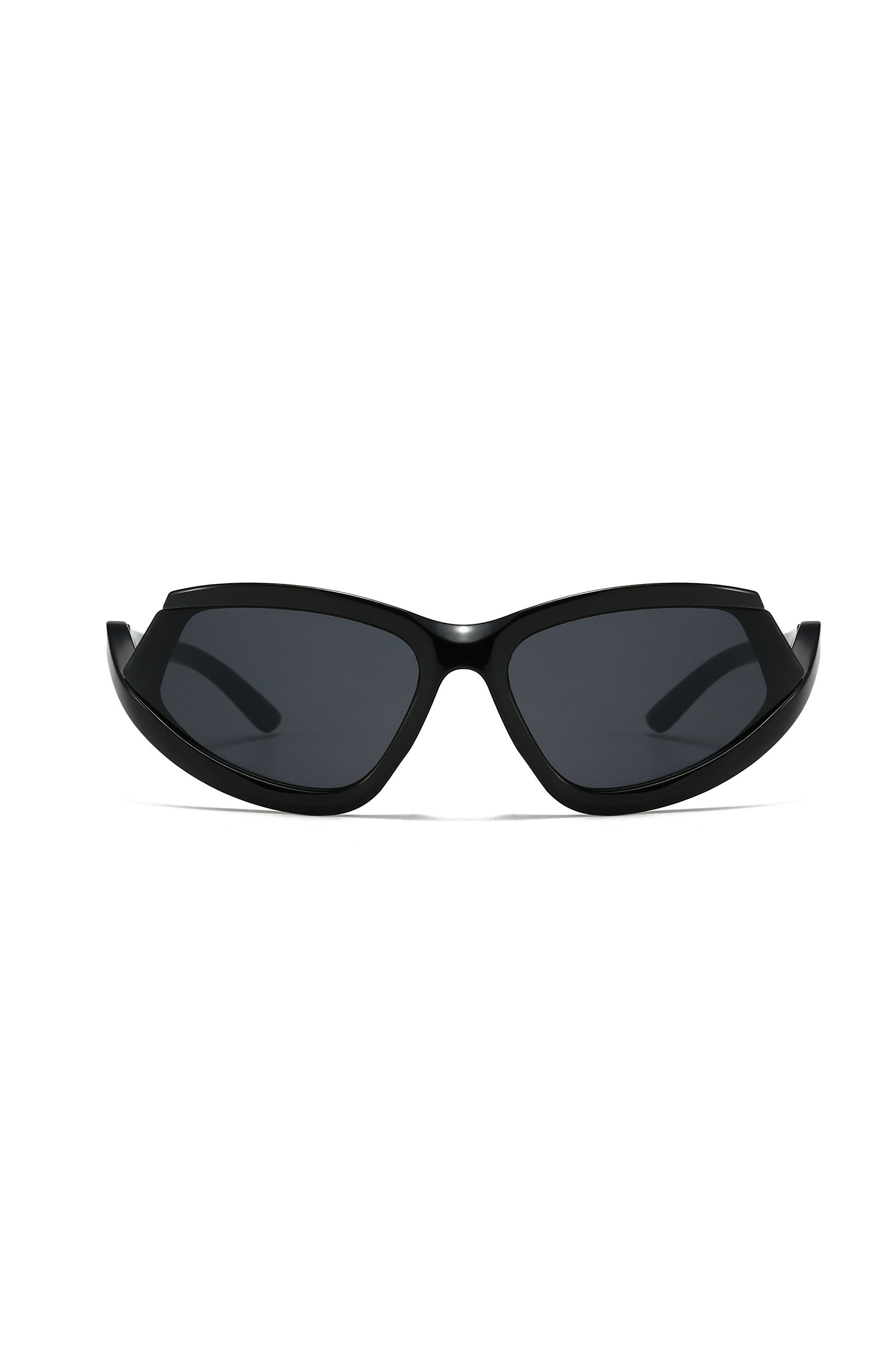 Japanese Brand Y2k Avant Garde Futuristic Black Sunglasses Unisex OS Size ONE SIZE - 2 Thumbnail