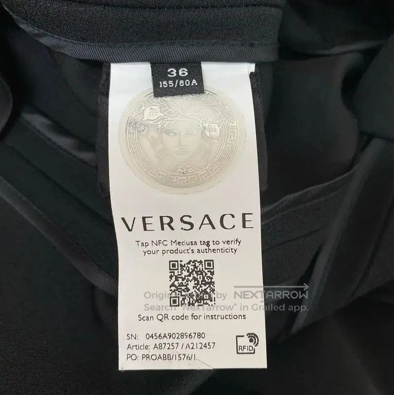 Versace Black Mid-Length Jacket for Women .