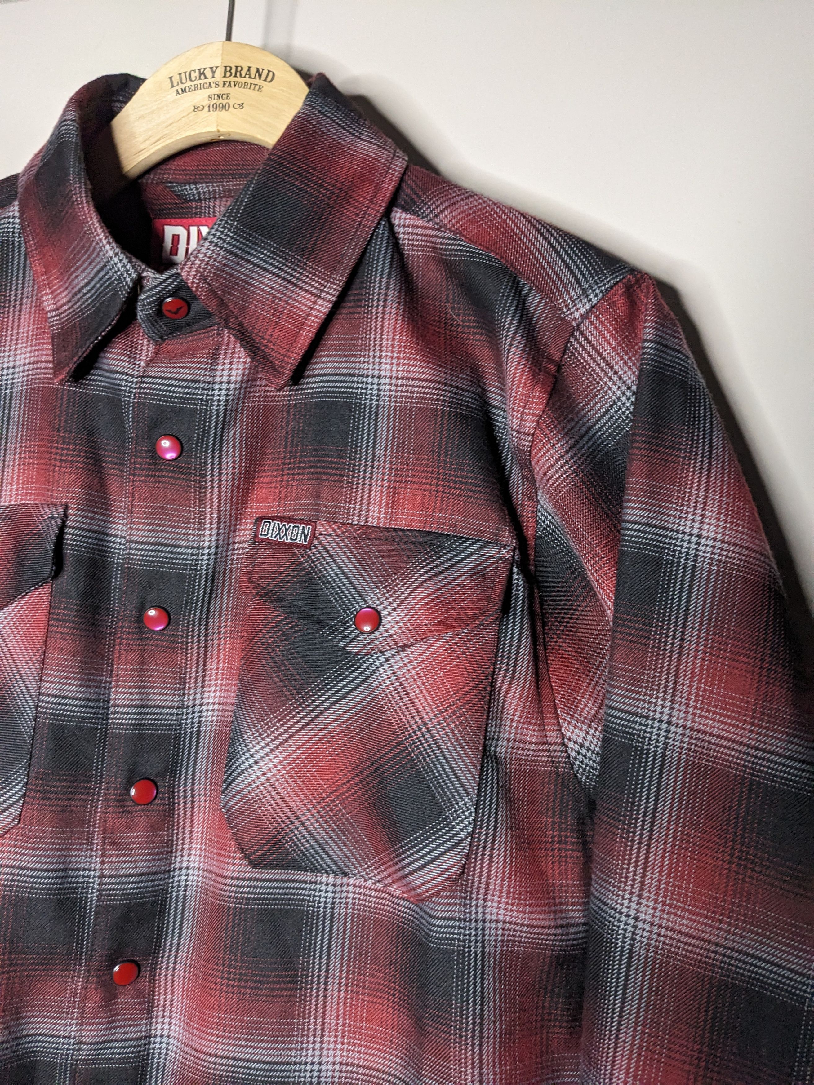 Dixxon Dixxon Flannel Plaid Pearl Snap Shirt The Count RARE Mens XS Size US XS / EU 42 / 0 - 2 Thumbnail