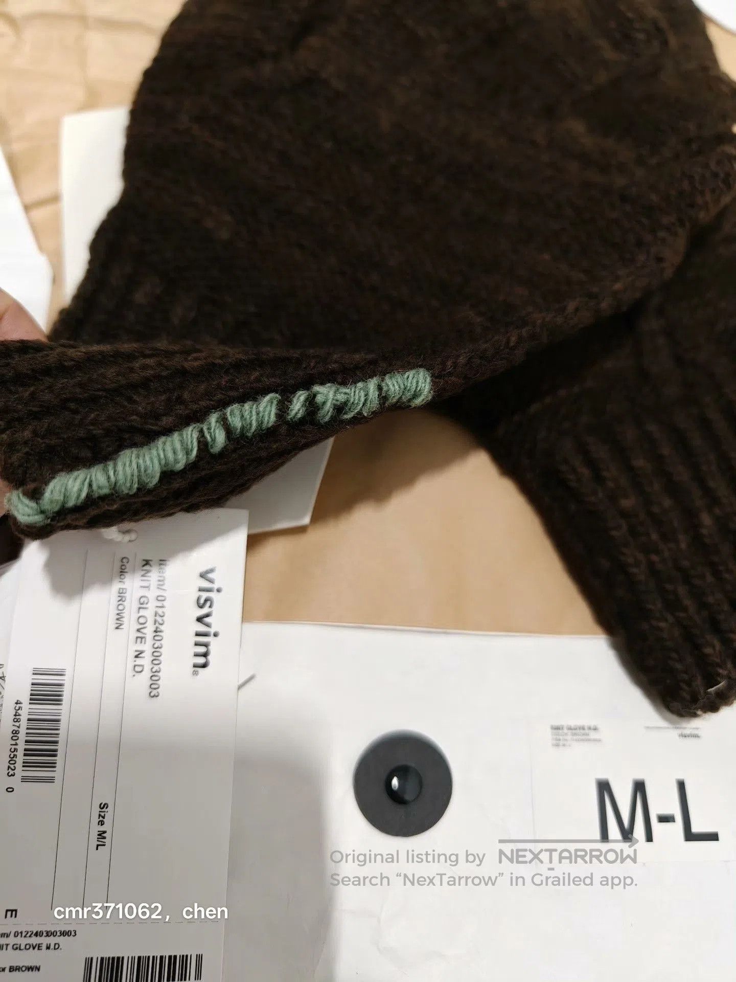 Visvim visvim 22AW Spot Knit Glove N.D. Size ONE SIZE - 3 Thumbnail