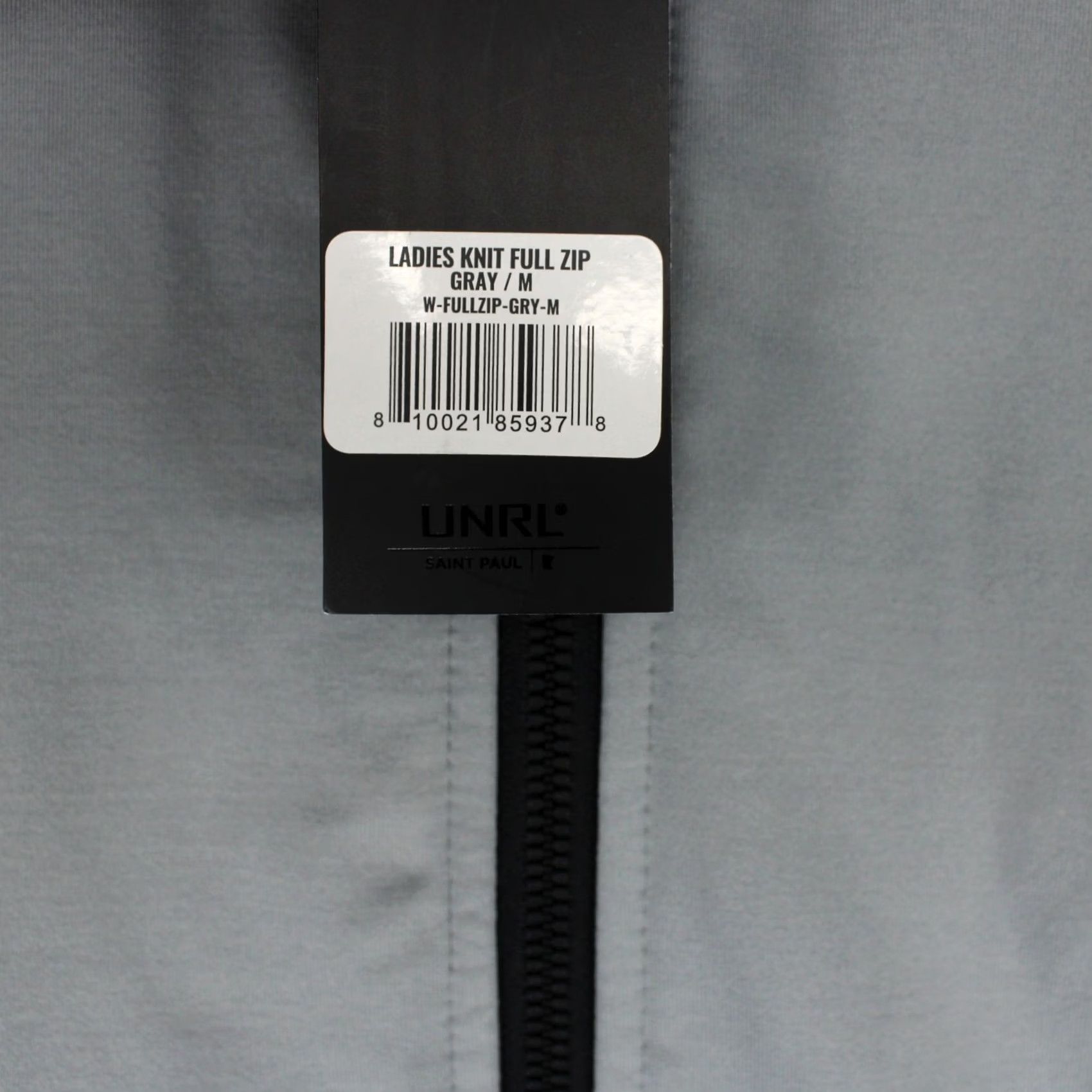Vintage UNRL Transition Jacket Womens M Gray Full Zip Thumbholes Fleece Lined LOGO* Size M / US 6-8 / IT 42-44 - 5 Thumbnail