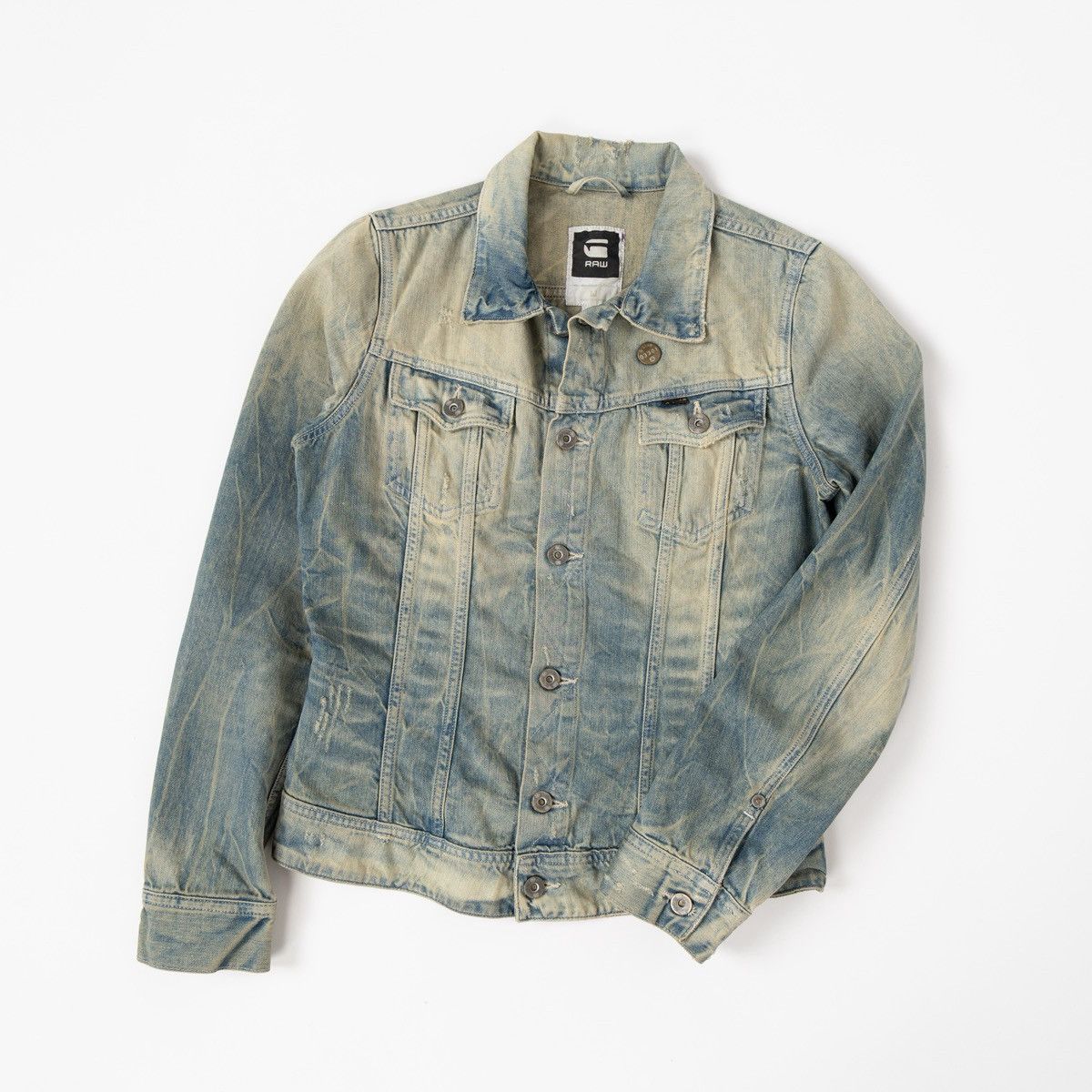 G-Star G-Star Raw Slim Tailor Womens Denim Jacket Blue Distressed Size M / US 6-8 / IT 42-44 - 1 Thumbnail