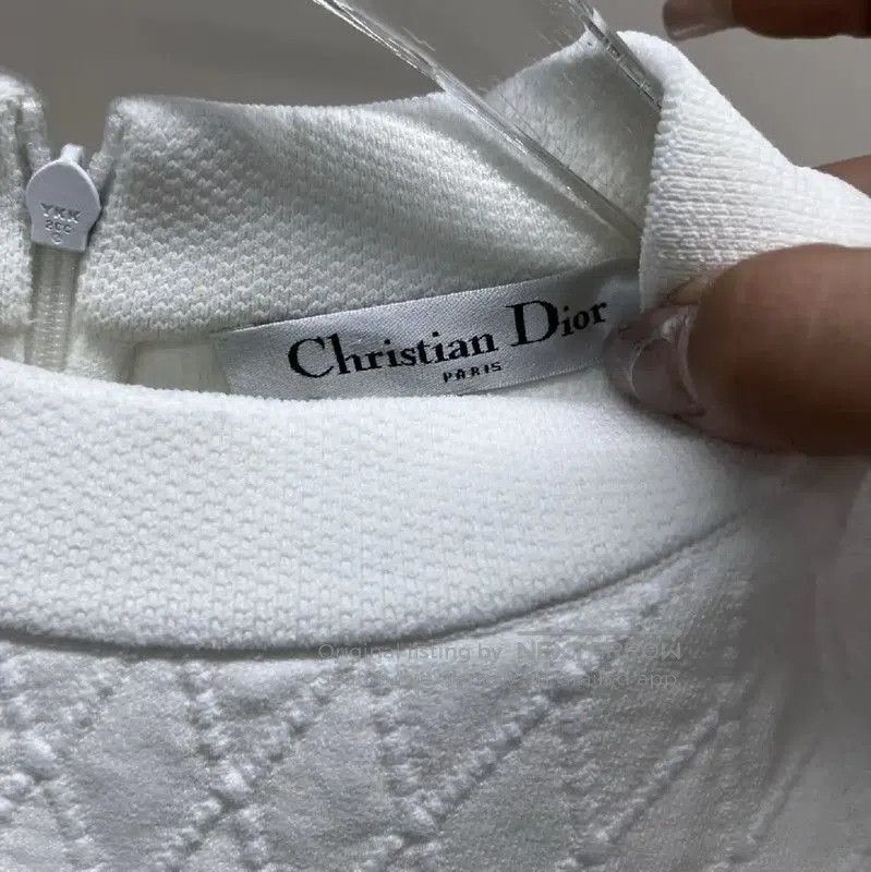 Dior Dior White Sleeveless Dress for Women . Size M / US 6-8 / IT 42-44 - 3 Thumbnail