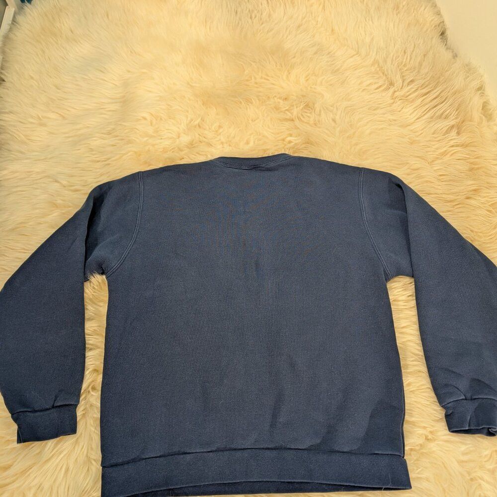 Nike Nike Team 90s Vintage Women's s Blue Swoosh Pullover Sweats Size M / US 6-8 / IT 42-44 - 8 Thumbnail