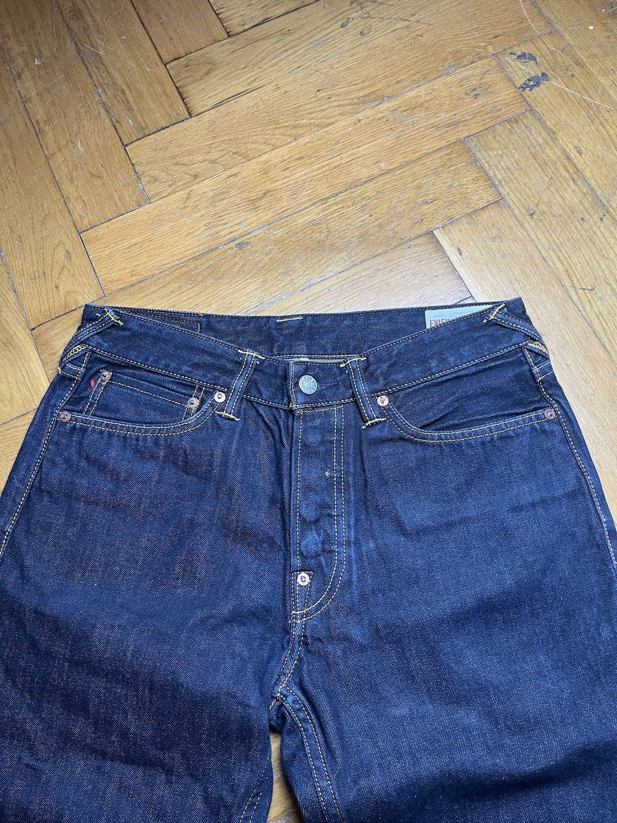 Evisu Evisu Patchwork Embroidery Daicock Regular Fit Jeans #2000 Size US 29 - 9 Thumbnail