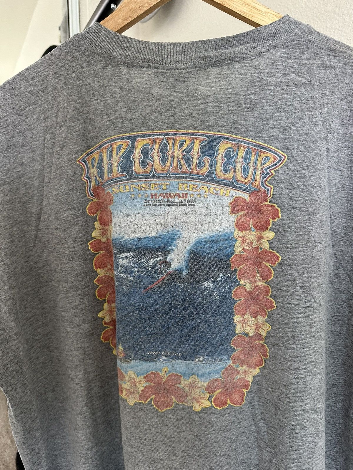 Rip Curl Vintage Rip Curl Cup Sunset Beach, Hawaii Surf Tee Size US XL / EU 56 / 4 - 3 Thumbnail