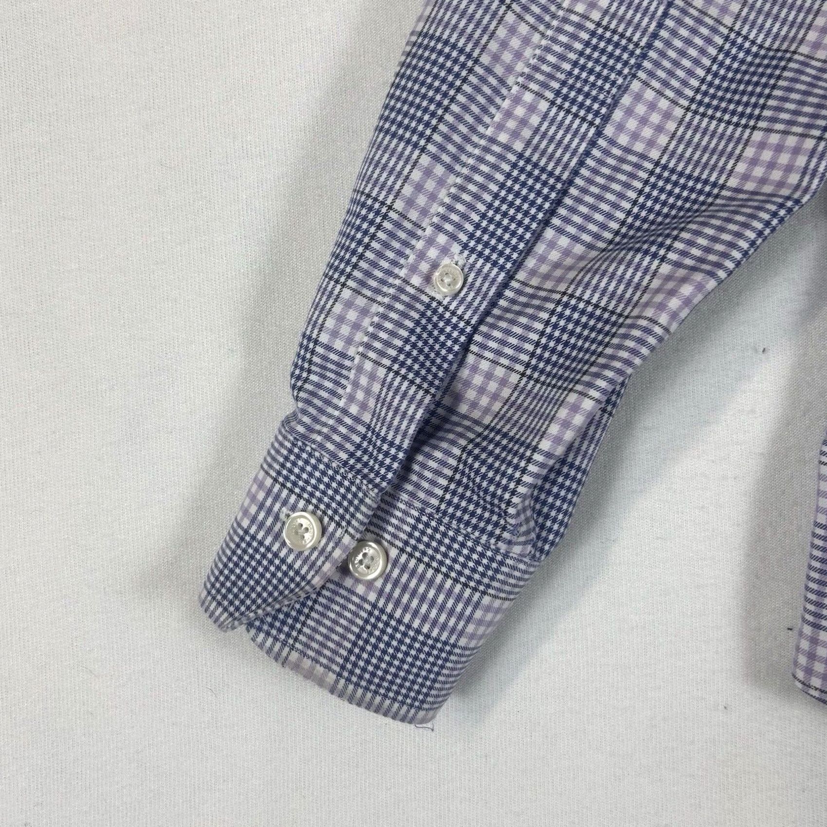 Brooks Brothers Brooks Brothers Button-Up Shirt Mens M Long Sleeve Non-Iron Blue Purple Plaid Button-Down Casual Clothing Boy? Size US M / EU 48-50 / 2 - 6 Thumbnail
