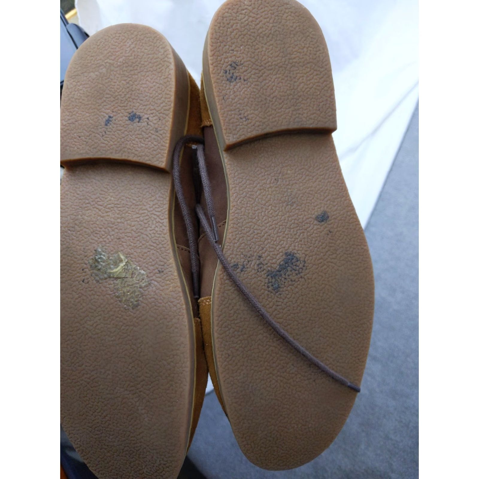 Timberland Timberland Chukka Boots Mens 12 Brown Leather Suede Ankle Casual Ortholite Leather Insole Rubber Outsole - Mens Shoes size 12 Brown Size US 12 / EU 45 - 5 Thumbnail