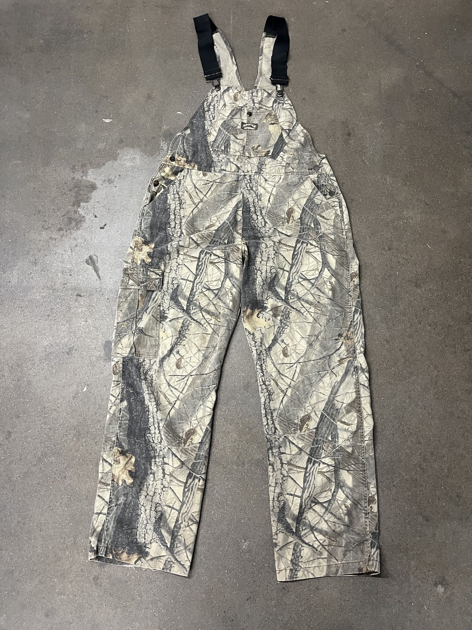 Vintage 1990s Spartan Realtree Camo Overalls Size L