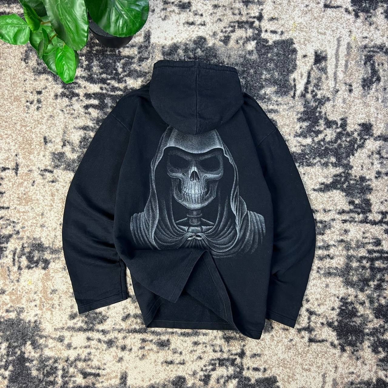 Vintage Skeleton Vintage Y2K Big Logo Two-Sides Logo Hoodie Size US L / EU 52-54 / 3 - 2 Thumbnail