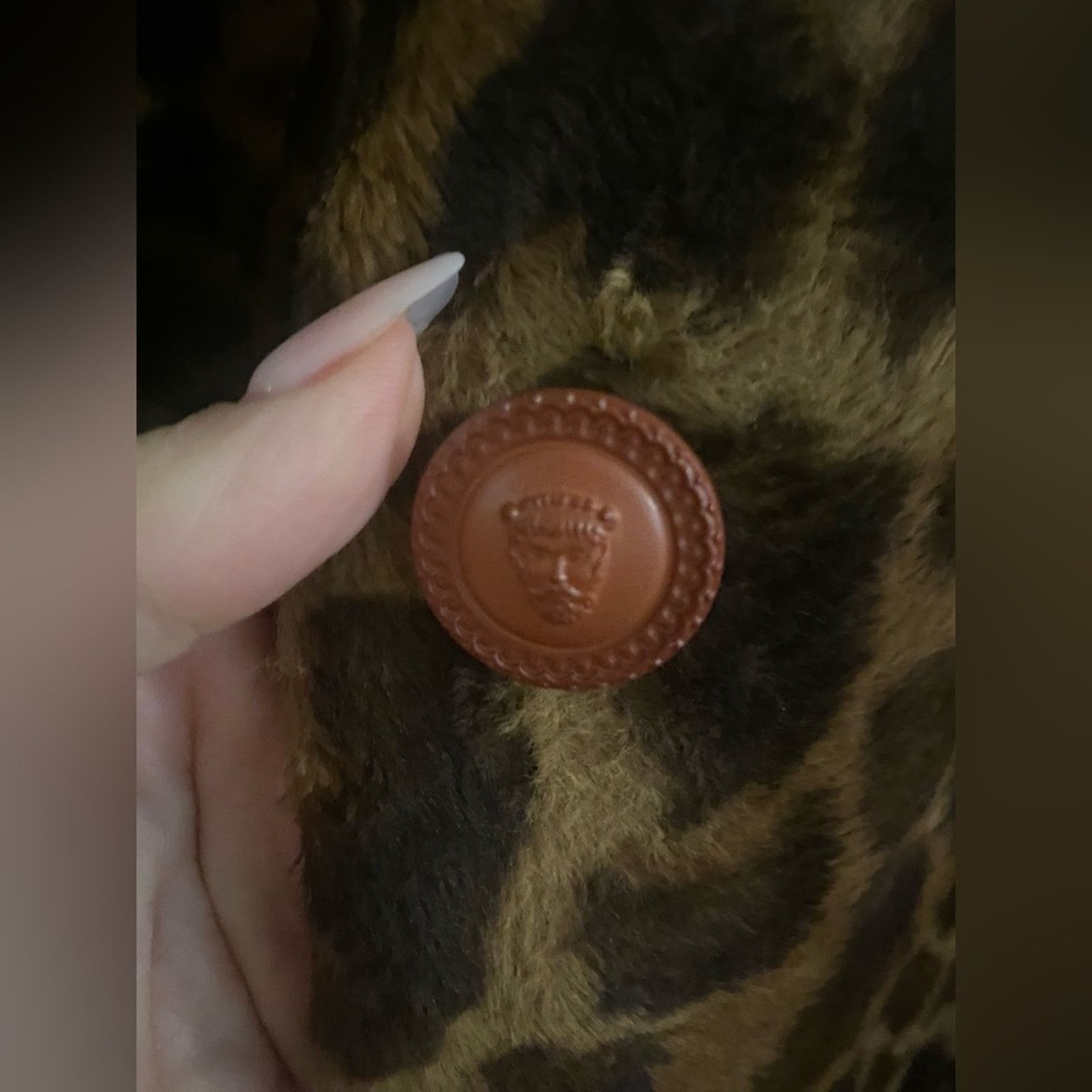 Versace Vintage Versace Isolate Faux Fur Leopard Coat SZ. 40 Size S / US 4 / IT 40 - 4 Thumbnail