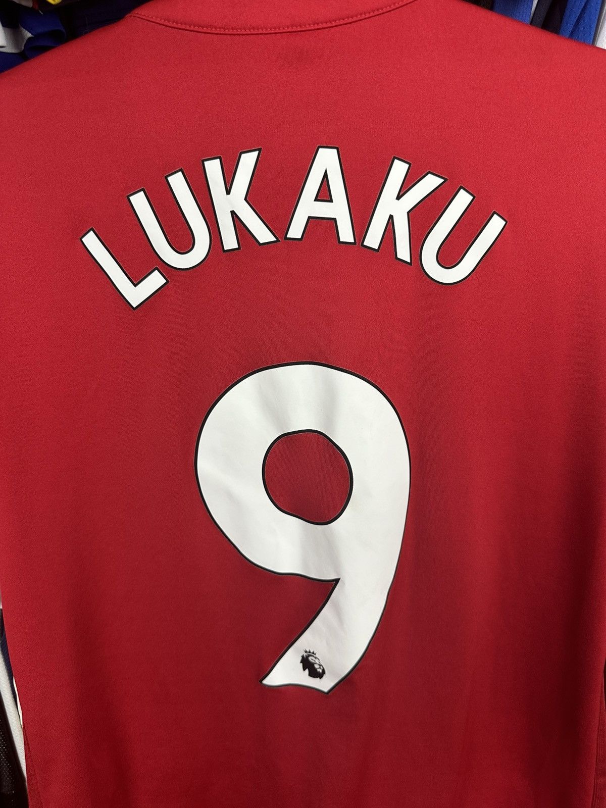 ADIDAS MANCHESTER UNITED 2018 LUKAKU FOOTBALL SOCCER JERSEY