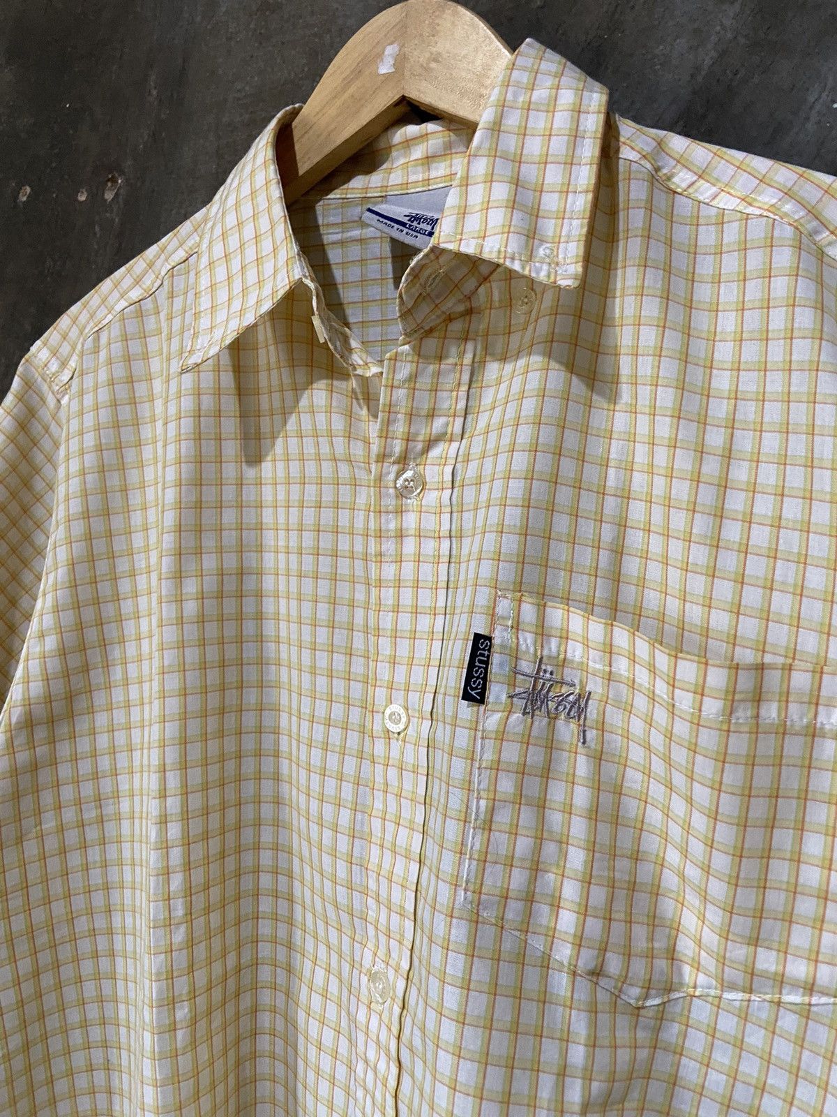 Stussy Vintage Stussy Boxy Cut Plaid Shirt Size US L / EU 52-54 / 3 - 5 Thumbnail