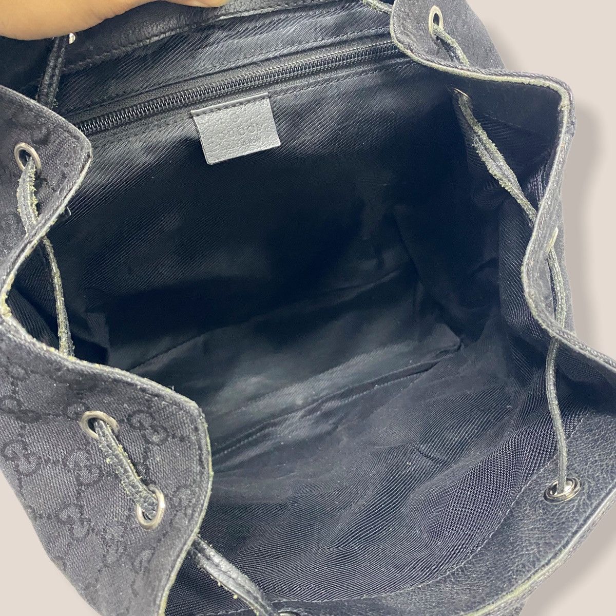 Gucci ‼️LASTDROP‼️ AUTHENTIC GUCCI GG JACKIE CANVAS BACKPACK Size ONE SIZE - 8 Thumbnail