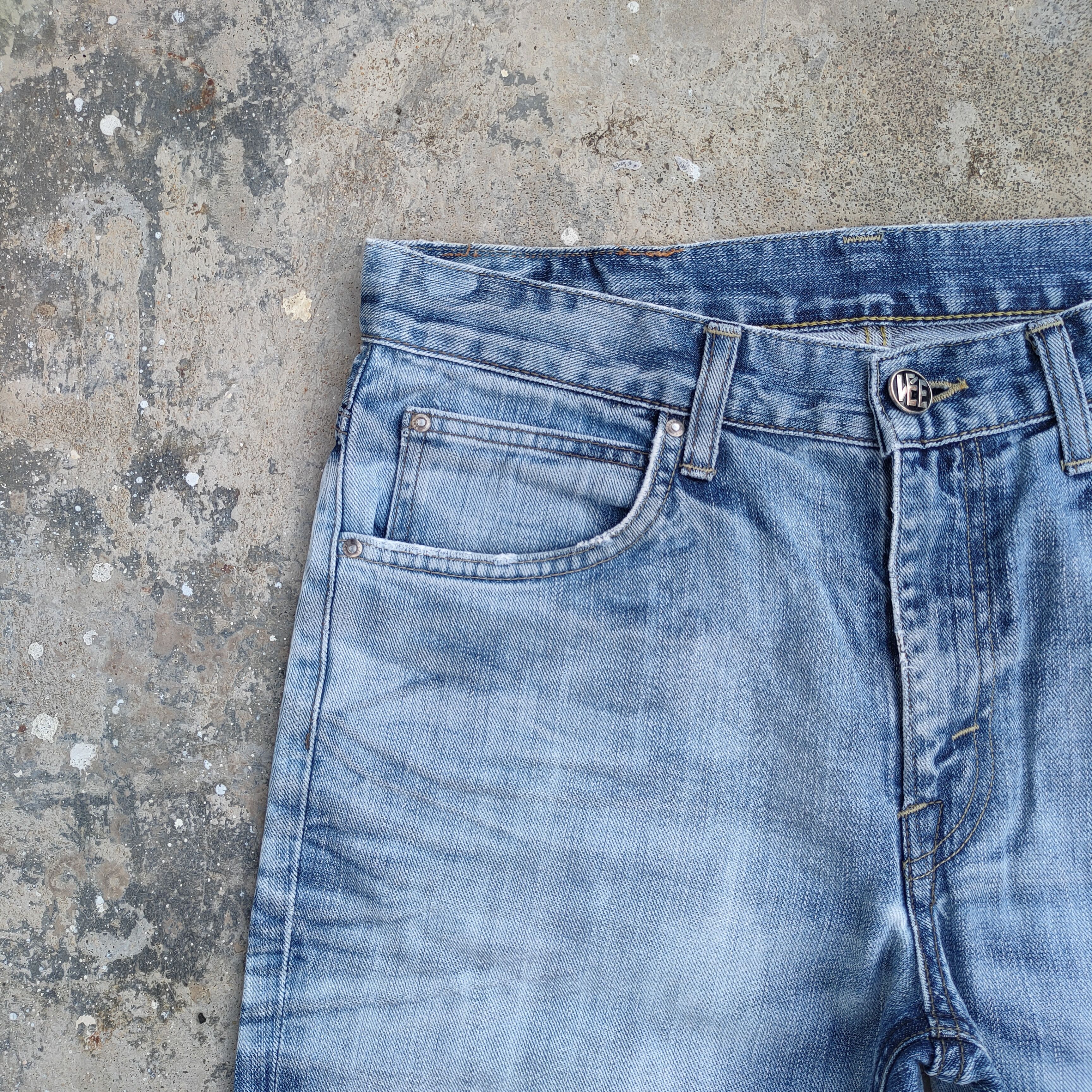 Lee Vintage Lee bootcut ripped faded jeans denim pants Size US 32 / EU 48 - 5 Thumbnail