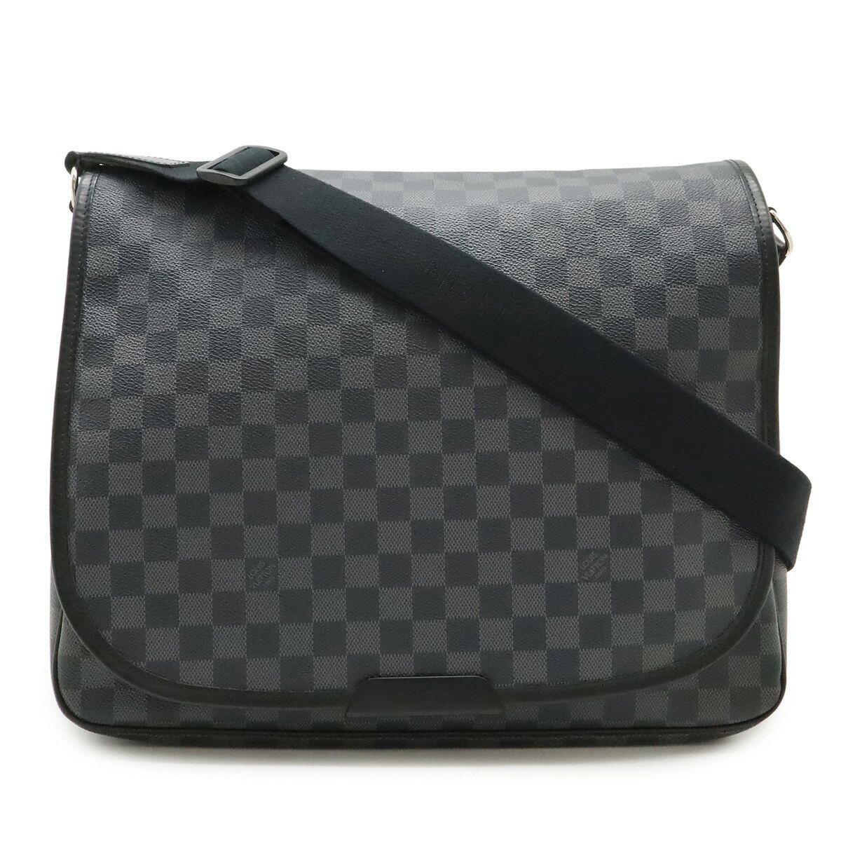Louis Vuitton Louis Vuitton Louis Vuitton Damier Graphite Messenger Bag Textile Crossbody Bag N58033 DUTY FREE for USA Size ONE SIZE - 1 Thumbnail