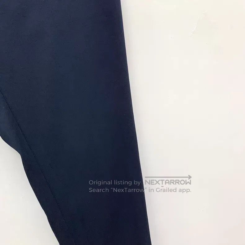 Prada Prada Dark blue Velcro cotton casual trousers Size US 34 / EU 50 - 4 Thumbnail